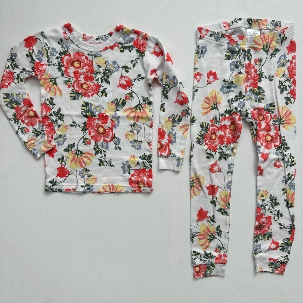Baby Gap Girls Organic Pajama Set Size 5 Years - Picture 14 of 14